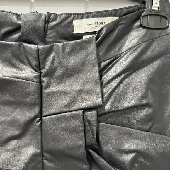 Isabel Marant Etoile - Faux Leather Mini Skirt - Picture 4 of 8